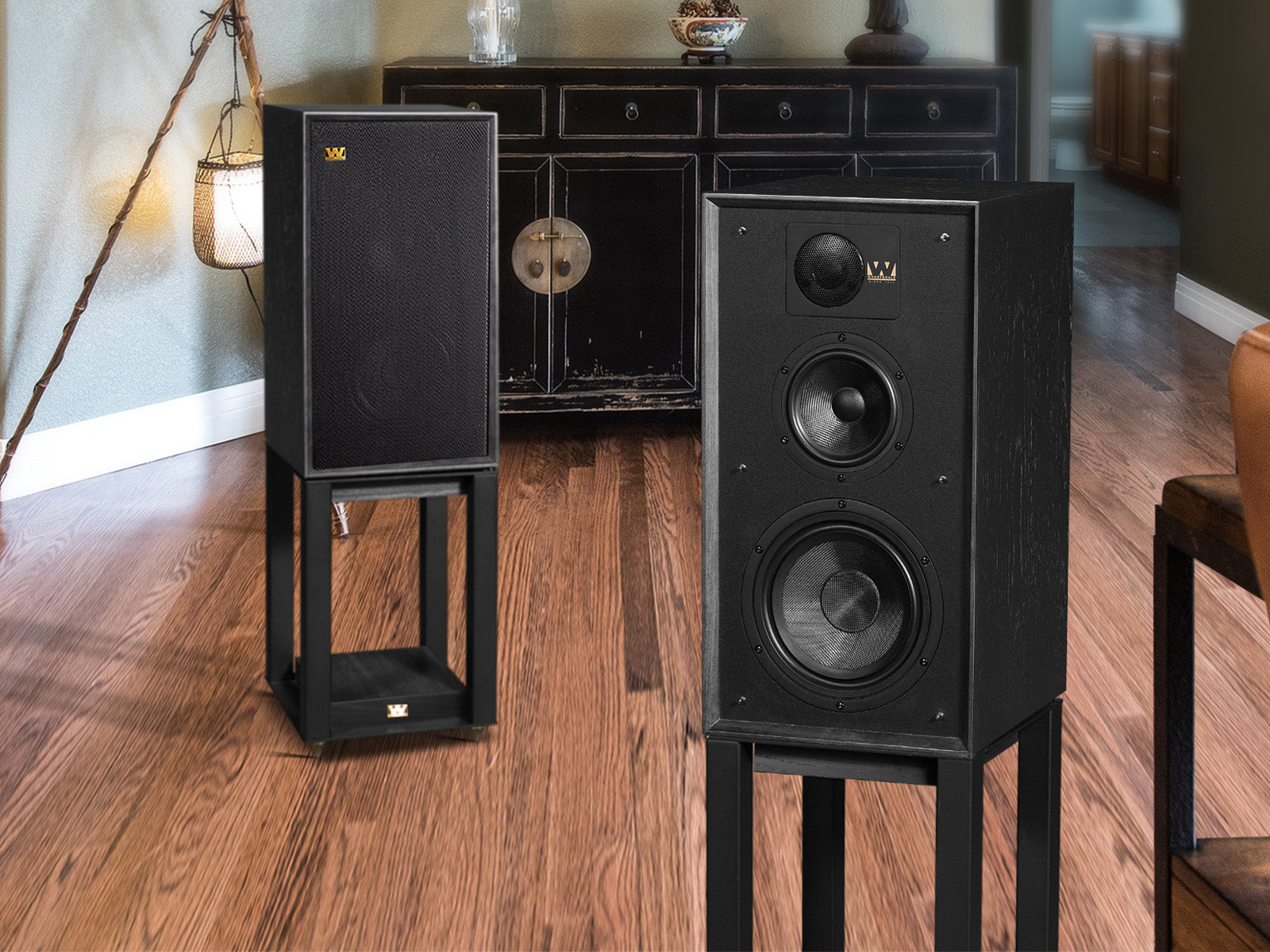Wharfedale Linton Heritage with Stand Pair – Buy Online India