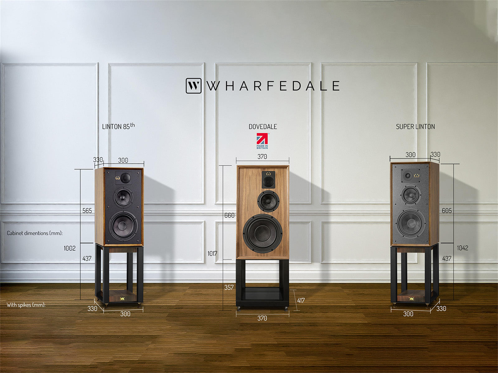 Wharfedale Super Linton Heritage with Stand – Buy Online